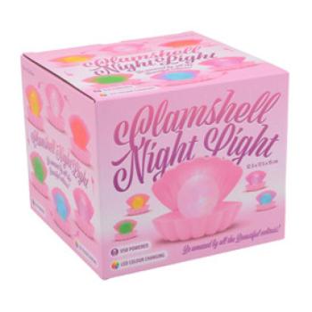 Kagyló alakú színváltoztatós hangulatfény kép