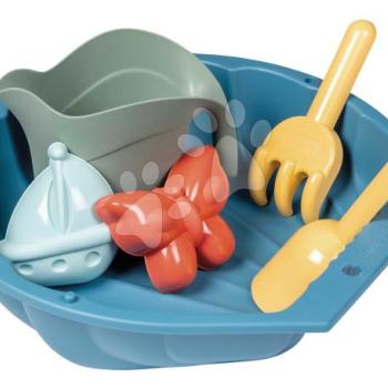 Kagyló homokozó locsolókannával Mini Sand Pit Life Smoby lapáttal gereblyével 35 cm kis terekbe 18 hó-tól - 2025 modell kép