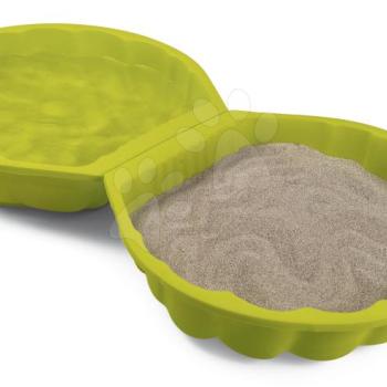 Kagyló homokozó szett 2 darab Mini Sand Pit Smoby zöld 35 cm szűkös területre 18 hó-tól kép