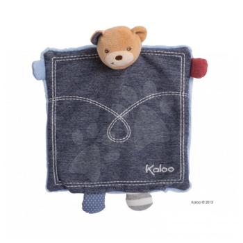 Kaloo plüss mackó Blue Denim-Doudou 960066 kék kép