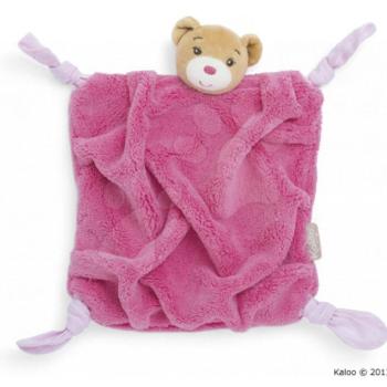 Kaloo plüss mackó Plume-Raspberry Bear Doudou 962306 rózsaszín kép