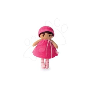 Kaloo rongybaba csecsemőknek Emma K Tendresse 18 cm rózsaszín ruhában lágy textilből ajándékcsomagolásban 962096 kép