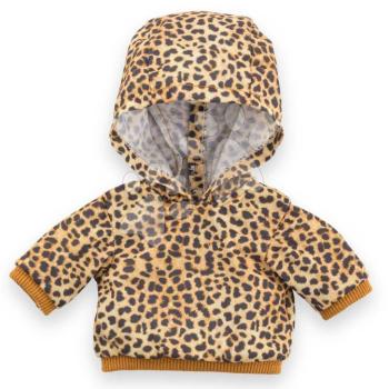 Kapucnis pulcsi játékbabára Leopard Sweater Ma Corolle 36 cm babának CO212890 kép
