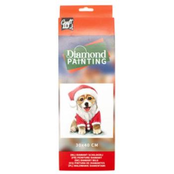Karácsonyi gyémántfestő 30x40 cm, 3 féle kép