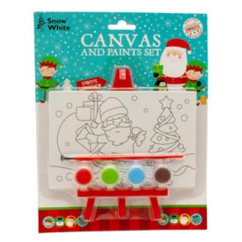 Karácsonyi kép festő szett, 3 féle kép