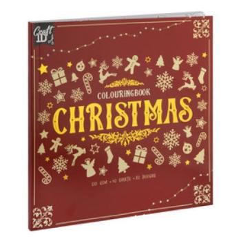 Karácsonyi kifestőkönyv, 40 lap, 21. 5x21, 5 cm, 120 gsm kép