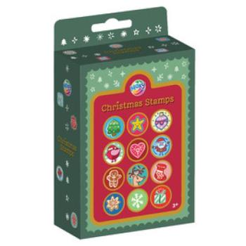 Karácsonyi nyomdaszett, 12 db-os, 2 féle kép