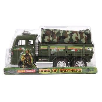 Katonai teherautó ponyvával - 25 cm kép