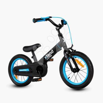 Kerékpár és tanulóbicikli 2in1 Xtend Bike Blue smarTrike bővíthető magnézium váz állítható magasságú üléssel és kormánnyal első fékkel 3-7 éves korig kép