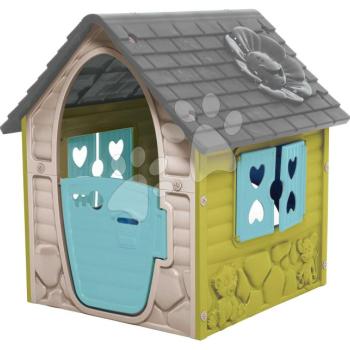 Kerti házikó My First Playhouse Dohány bézs virággal a tetőn 24 hó-tól kép