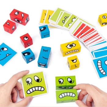 Készségfejlesztő kirakó arckifejezésekkel - fejlesztő emoji játék (BBJ) kép