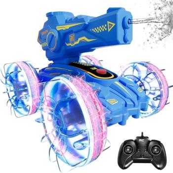 Kétéltű 4WD távirányítós kaszkadőr autó – 2,4 GHz-es, 360°-ban forgatható vízi és szárazföldi RC autó gyerekeknek, tökéletes ajándék SL-062 (BBJ) kép