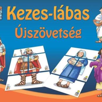 Kezes-lábas Újszövetség családi gyűjtögetős társasjáték kép