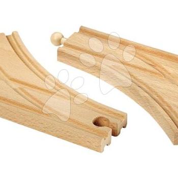 Kiegészítő elem vonatpályához Curved Switching Tracks BRIO 2 íves váltó párhuzamos sínekhez kép