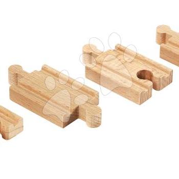 Kiegészítő elem vonatpályához Mini Straight Tracks BRIO 4 mini sín 5,4 cm hosszú kép