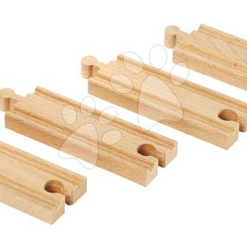 Kiegészítő elem vonatpályához Short Straight Tracks BRIO 4 rövid sín 10,8 cm hosszú kép