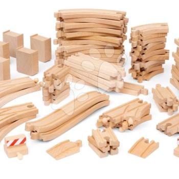 Kiegészítő elemek vonatpályához Deluxe Track Pack BRIO 70 részes sínek váltókkal és pálya végződéssel kép