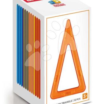 Kiegészítő mágneses építőjátékhoz Egyenlő szárú háromszög Isosceles Triangle Set  Magformers 12 részes kép