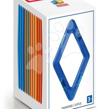 Kiegészítő mágneses építőjátékhoz Rombusz Diamond Set Magformers 12 részes kép