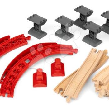 Kiegészítő részek vonatpályához Ascending Curves Track Pack BRIO íves sínpálya pilléreken szintkülönbséggel kép