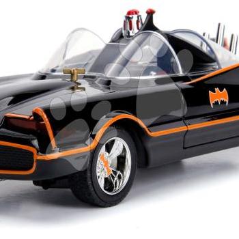 Kisautó Batman Classic Batmobile Jada fém világítással 2 figurával hossza 28 cm 1:18 kép
