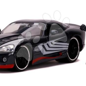 Kisautó Dodge Viper SRT10 Marvel Jada fém nyitható részekkel és Venom figura hossza 19 cm 1:24 kép