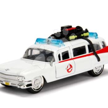 Kisautó Ghostbusters Cadillac Jada fém nyitható ajtókkal és gumikerekekkel 12 cm 1:32 kép