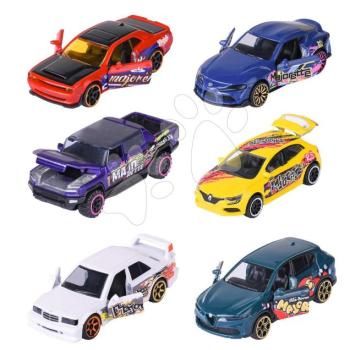 Kisautó Graffiti Premium Majorette fém rugózással 6 különböző fajta 7,5 cm hosszú kép