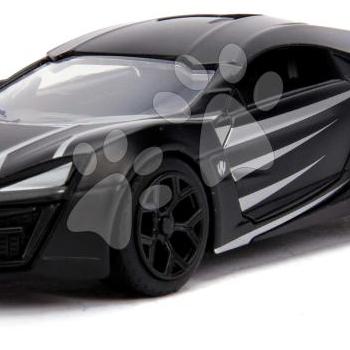 Kisautó Marvel Black Panther Lykan Hypersport Jada fém nyitható ajtókkal hossza 13,3 cm 1:32 kép