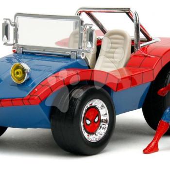 Kisautó Marvel Buggy Jada fém Spidermana figurával hossza 19 cm 1:24 kép