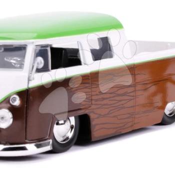 Kisautó Marvel Groot 1963 VW Bus Pickup Jada fém nyitható részekkel és Groot figurával hossza 20,5 cm 1:24 kép