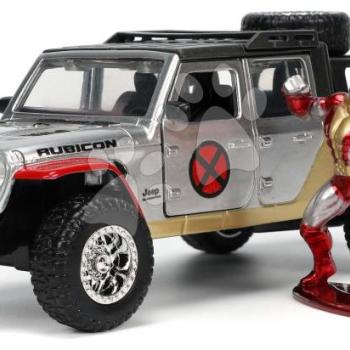 Kisautó Marvel X-Men Jeep Gladiator Jada fém nyitható ajtókkal és  Colossus figurával hossza 14 cm 1:32 kép