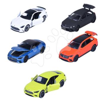 Kisautó Mercedes-AMG Majorette fém 5 fajta ajándék box-ban 7,5 cm  hosszú 1:64 kép