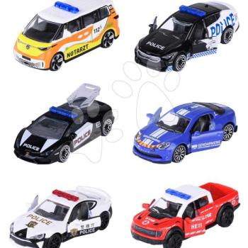 Kisautó sürgősségi Rescue World Premium Majorette fém 6 különböző fajta 7,5 cm hosszú 1:64 kép