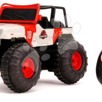 Kisautó távirányítós RC Jeep Wrangler Jurassic World Jada terepjáró hossza 24 cm 1:24 kép