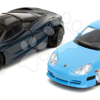 Kisautók Brian Porsche 911 GT3 RS és Shaw´s McLaren 720S Fast & Furious Twin Pack Jada fém nyitható részekkel hossza 13 cm 1:32 kép