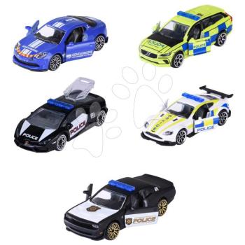 Kisautók sürgősségi Rescue World 5 Pieces Majorette fém 5 fajta egy szettben ajándékcsomagolásban 7,5 cm hosszú 1:64 cm kép