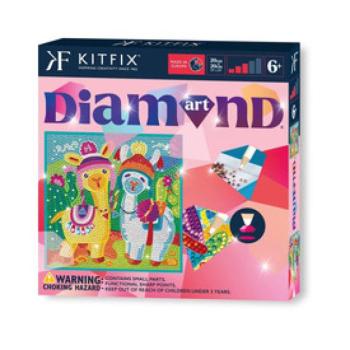 KitFix Diamond Art - Láma kép