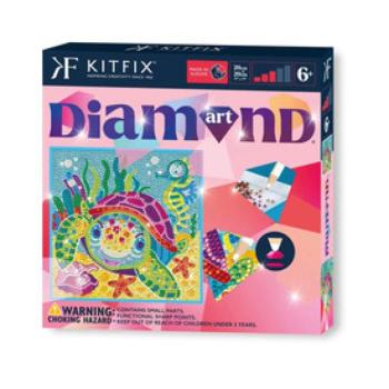 KitFix Diamond Art - Teknős kép