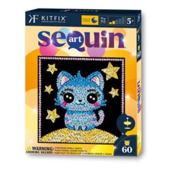 KitFix Sequin Art 60 - Cica kép