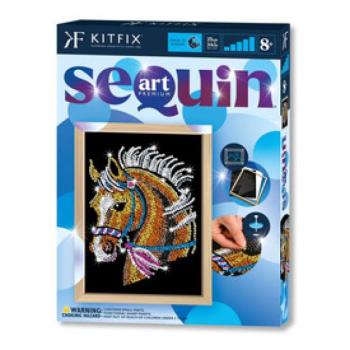 KitFix Sequin Blue Premium - Ló kép