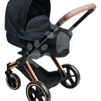 Kombinált babakocsi játékbabának Cybex Black 3in1 Pram Corolle összecsukható és többfunkciós elülső kerekekkel 36-52 cm babának CO141870 kép