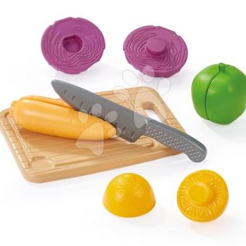 Konyhai vágódeszka zöldséggel 100% Chef Écoiffier késsel 6 részes 18 hó-tól kép