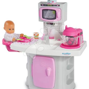 Konyhastúdió játékbabának The Baby's Kitchen Écoiffier főző- és étkezősarokkal 18 hó-tól kép