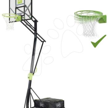 Kosárlabda konstrukció palánkkal és flexibilis kosárral Galaxy Portable Basketball Exit Toys acél áthelyezhető magasságilag állítható kép