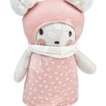 Kötött játékbaba fehér Baby Bella Knitted Doll Threadbear 24 cm puha pamutból ajándékcsomagolásban 0 hó-tól kép