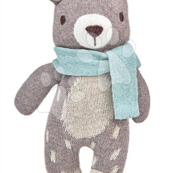 Kötött mackó Fred the Bear Knitted Baby Doll Threadbear 18 cm puha és finom pamutból ajándékcímkével 0 hó-tól kép