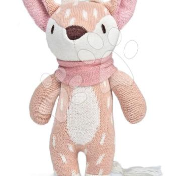 Kötött szarvas Fearne Deer Knitted Baby Doll Threadbear 18 cm puha lágy pamutból ajándékcímkével 0 hó-tól kép