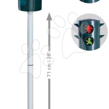 Közlekedési lámpa elektronikus Traffic Lights Ampelmann BIG energiatakarékos LED világítással és 2 üzemmóddal kép