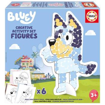 Kreatív alkotás 3D Make & Play Bluey Activity Set Educa alkosd meg saját kutyusodat Bluey matricákkal 24 hó-tól EDU19885 kép